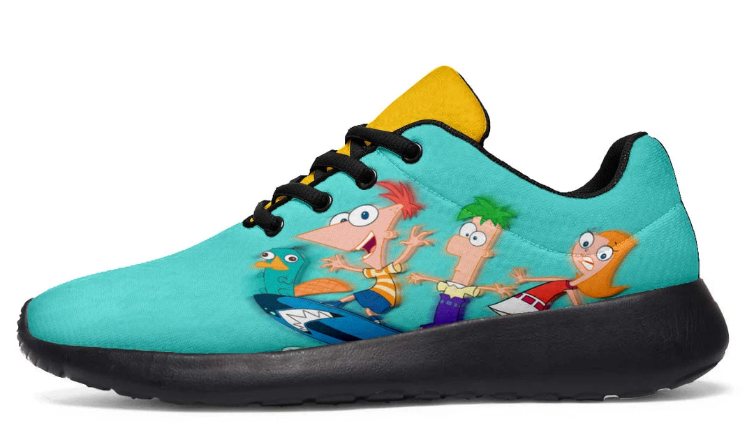 Kicks Phineas And Ferb Sports Shoes Runners 4 Kicks Phineas And Ferb Sports Shoes Runners