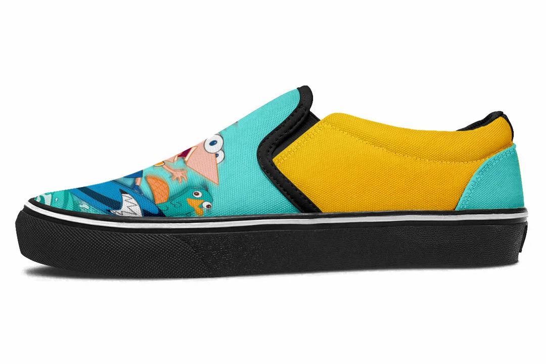 Kicks Phineas And Ferb Slip Ons 10 Kicks Phineas And Ferb Slip Ons