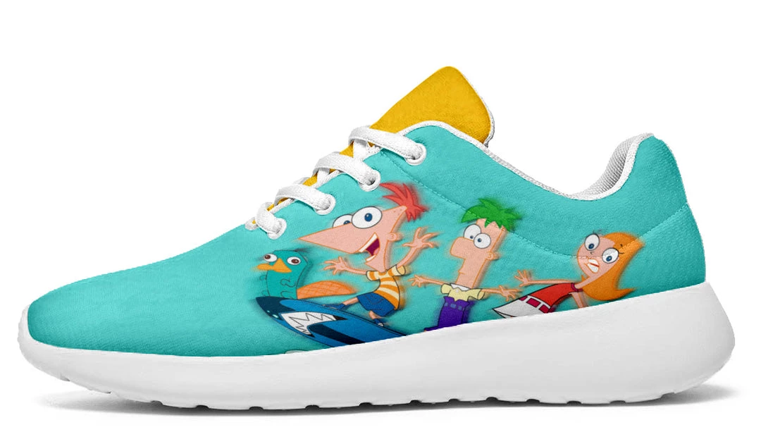 Kicks Phineas And Ferb Sports Shoes Runners 3 Kicks Phineas And Ferb Sports Shoes Runners