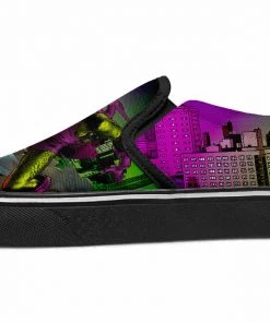 Kicks Green Goblin Slip Ons