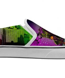 Kicks Green Goblin Slip Ons