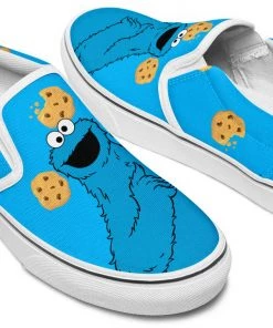 Kicks Cookie Monster Slip Ons