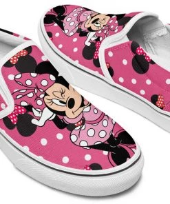 Kicks Minnie Mouse Slip Ons