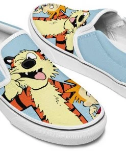 Kicks Calvin And Hobbes Slip Ons