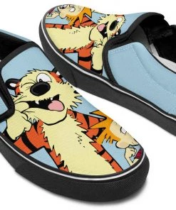 Kicks Calvin And Hobbes Slip Ons
