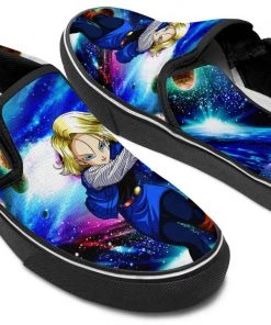 Kicks Android 18 Slip Ons