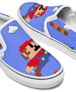 Kicks Super Mario 8Bit Slip Ons