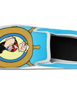 Kicks Popeye The Sailorman Slip Ons