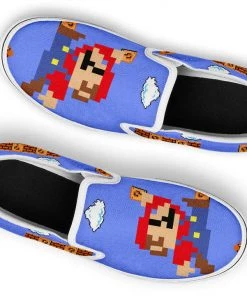 Kicks Super Mario 8Bit Slip Ons