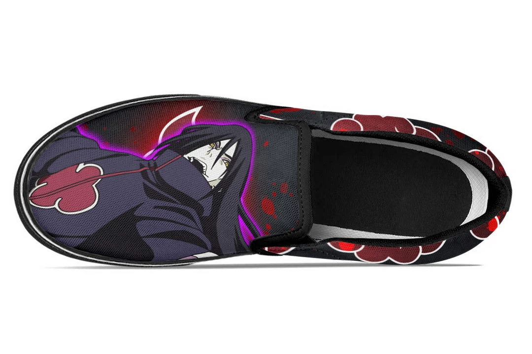 Kicks Akatsuki Orochimaru Slip Ons 6 Kicks Akatsuki Orochimaru Slip Ons
