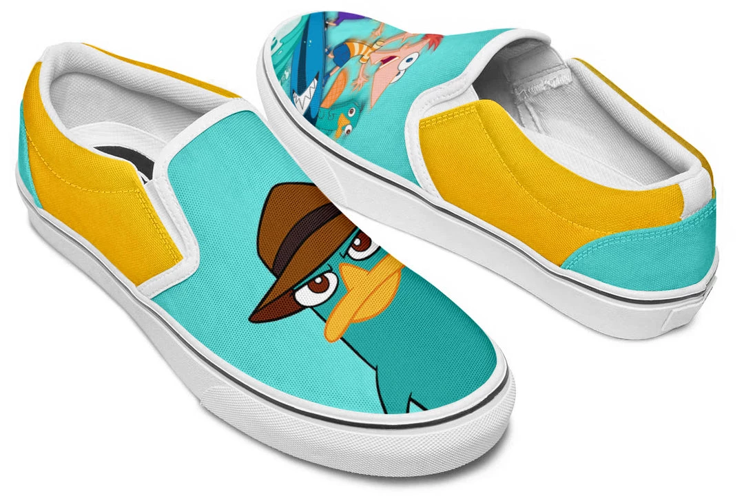 Kicks Phineas And Ferb Slip Ons 4 Kicks Phineas And Ferb Slip Ons