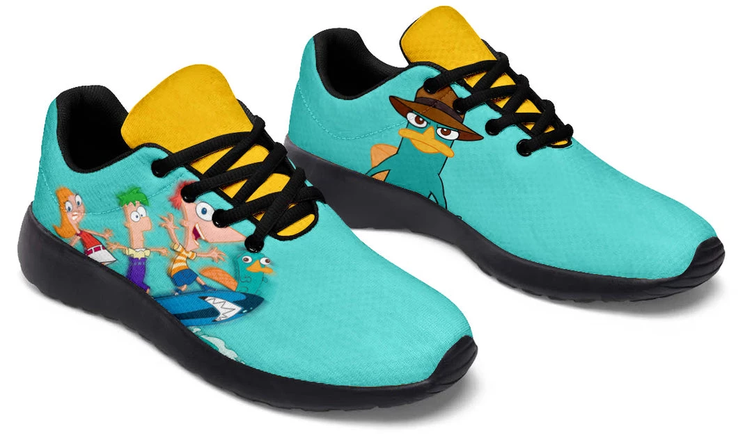 Kicks Phineas And Ferb Sports Shoes Runners 6 Kicks Phineas And Ferb Sports Shoes Runners