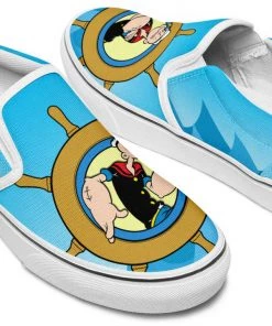 Kicks Popeye The Sailorman Slip Ons