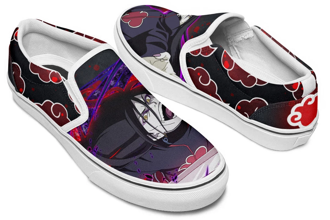 Kicks Akatsuki Orochimaru Slip Ons 4 Kicks Akatsuki Orochimaru Slip Ons