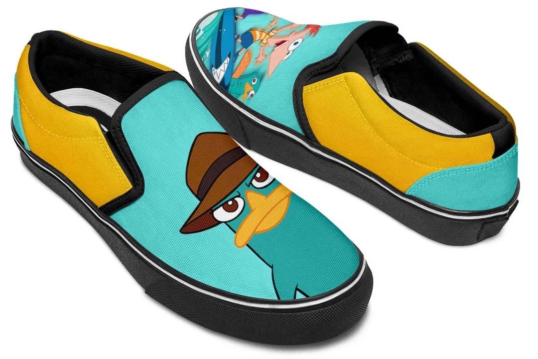Kicks Phineas And Ferb Slip Ons 7 Kicks Phineas And Ferb Slip Ons