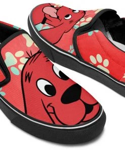 Kicks Clifford The Big Red Dog Slip Ons