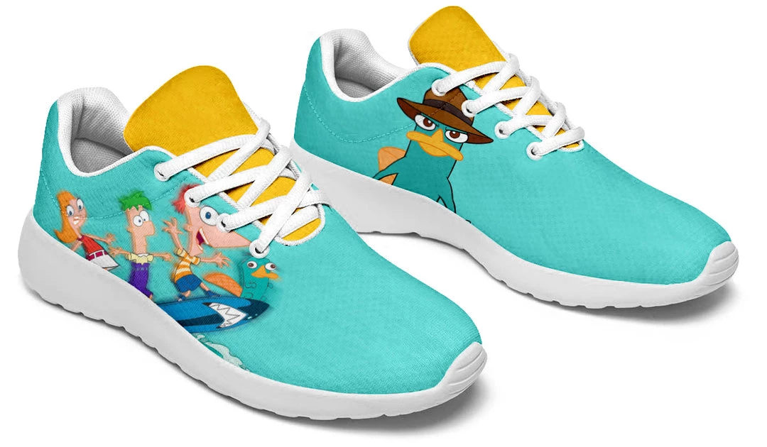 Kicks Phineas And Ferb Sports Shoes Runners 5 Kicks Phineas And Ferb Sports Shoes Runners