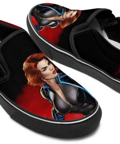 Kicks Black Widow Slip Ons