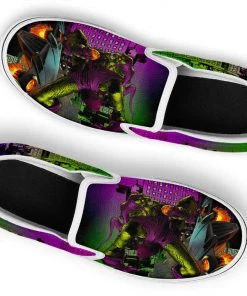 Kicks Green Goblin Slip Ons