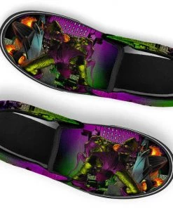 Kicks Green Goblin Slip Ons