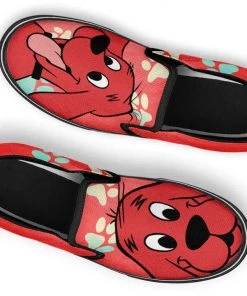 Kicks Clifford The Big Red Dog Slip Ons