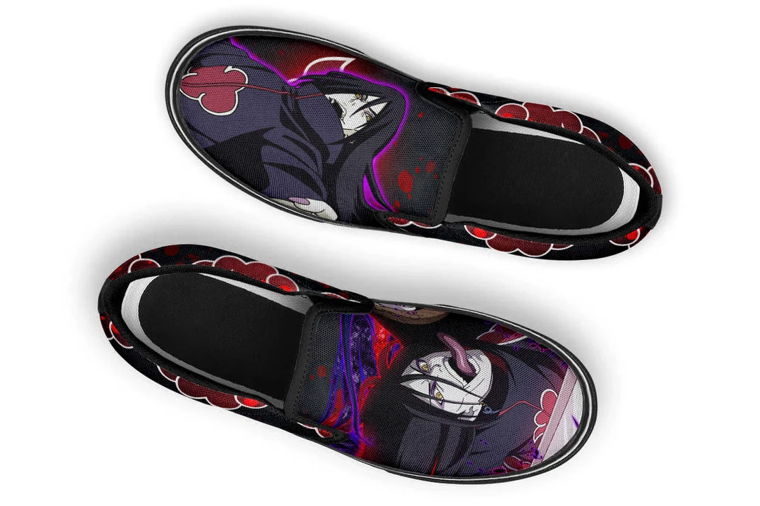 Kicks Akatsuki Orochimaru Slip Ons 8 Kicks Akatsuki Orochimaru Slip Ons