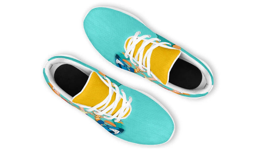 Kicks Phineas And Ferb Sports Shoes Runners 11 Kicks Phineas And Ferb Sports Shoes Runners