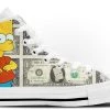 Kicks Bart Simpson High Tops