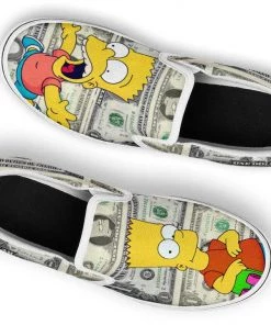 Kicks Bart Simpson Slip Ons