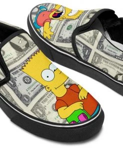 Kicks Bart Simpson Slip Ons