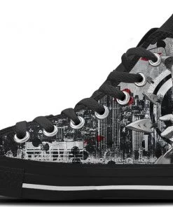 Kiks Bullseye B&W High Tops