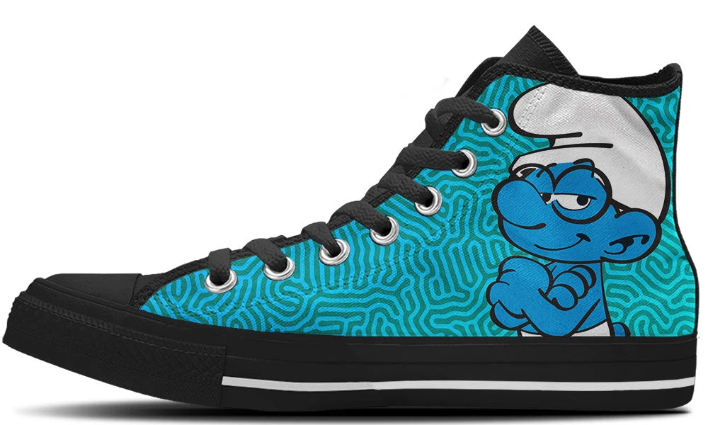 Kiks Brainy Smurf High Tops 4 Kiks Brainy Smurf High Tops