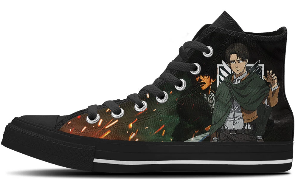 Kiks Levi Ackerman High Tops 5 Kiks Levi Ackerman High Tops