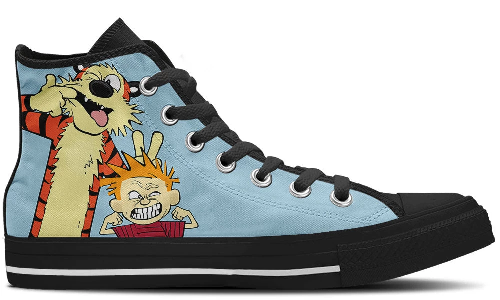 Kicks Calvin & Hobbes High Tops 6 Kicks Calvin & Hobbes High Tops