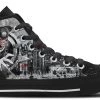 Kiks Bullseye B&W High Tops