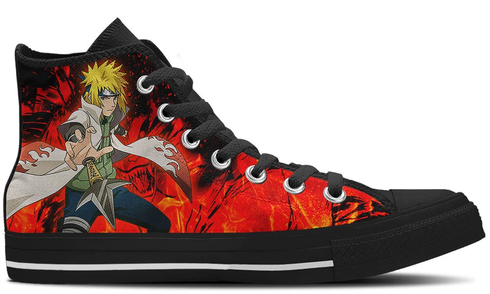Kiks Minato Namikaze High Tops 3 Kiks Minato Namikaze High Tops