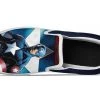 Kicks Captain America Slip Ons