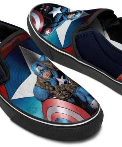 Kicks Captain America Slip Ons 16 Kicks Captain America Slip Ons