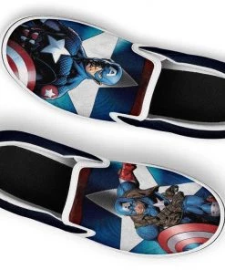 Kicks Captain America Slip Ons 14 Kicks Captain America Slip Ons