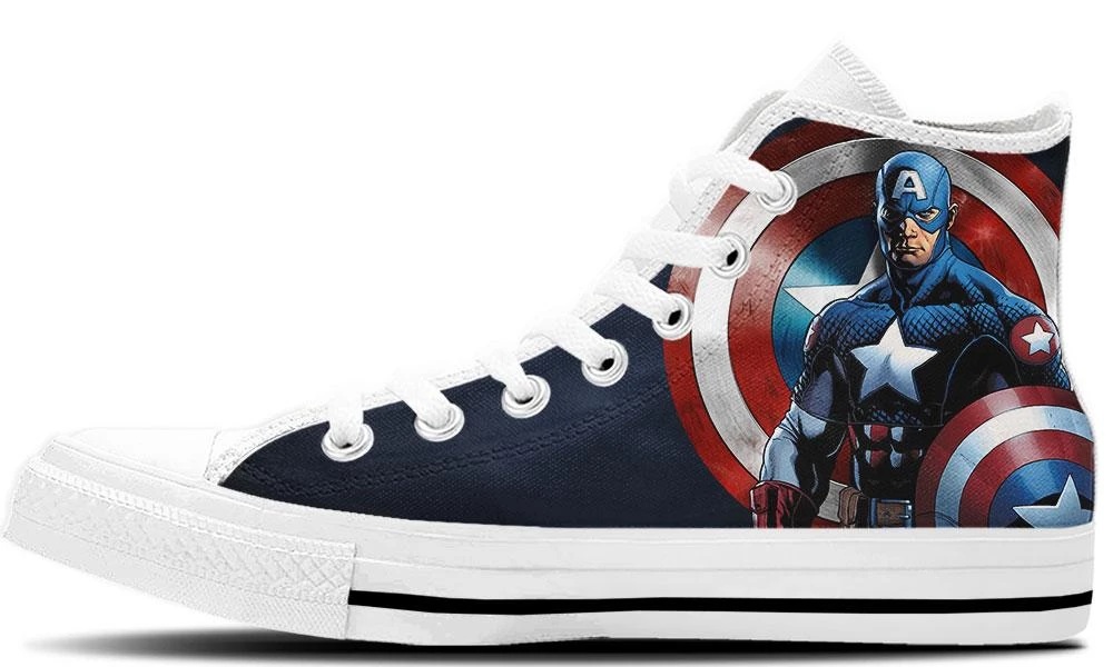 Kicks Captain America V2 High Tops 4 Kicks Captain America V2 High Tops