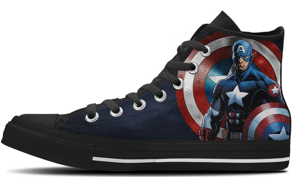 Kicks Captain America V2 High Tops 5 Kicks Captain America V2 High Tops