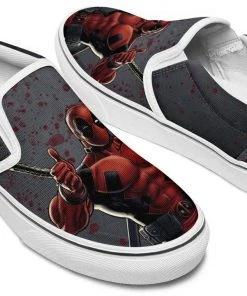 Kicks Deadpool Slip Ons