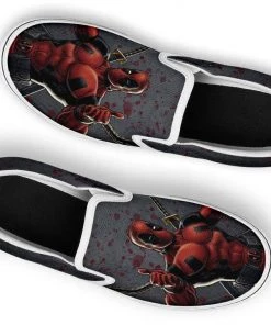 Kicks Deadpool Slip Ons