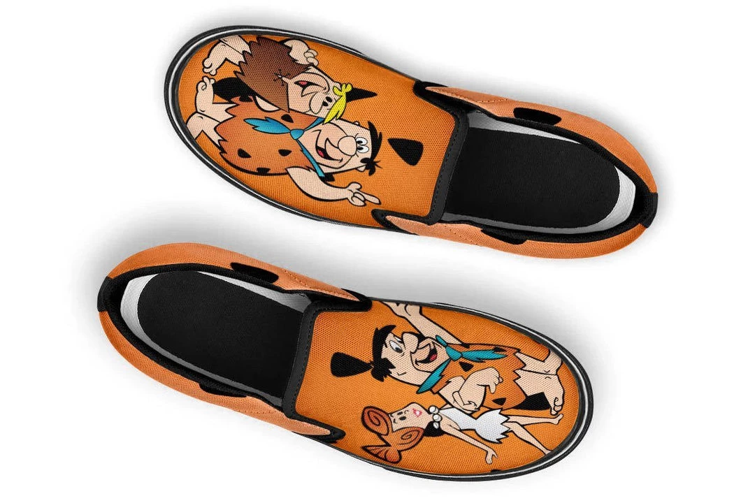Kicks Flintstones Slip Ons 7 Kicks Flintstones Slip Ons