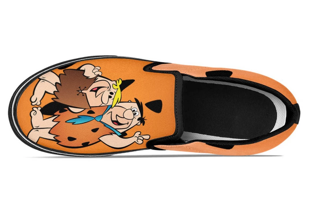Kicks Flintstones Slip Ons 5 Kicks Flintstones Slip Ons