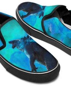 Kicks Godzilla Slip Ons