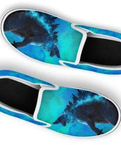 Kicks Godzilla Slip Ons
