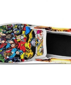 Kicks Marvel Comics Slip Ons
