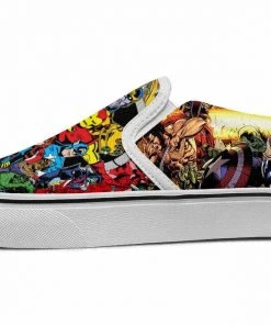 Kicks Marvel Comics Slip Ons