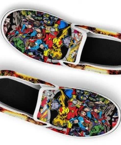 Kicks Marvel Comics Slip Ons